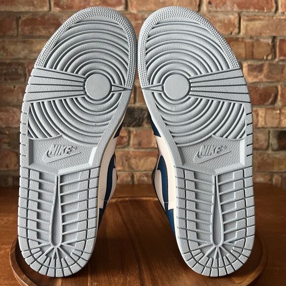 New Nike Air Jordan 1 SE Low Industrial Blue White Shoes Sneakers Size 11.5 - Picture 8 of 16